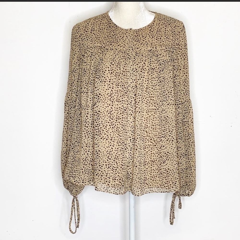 H by Halston Long Sleeve Blouse Size S/P